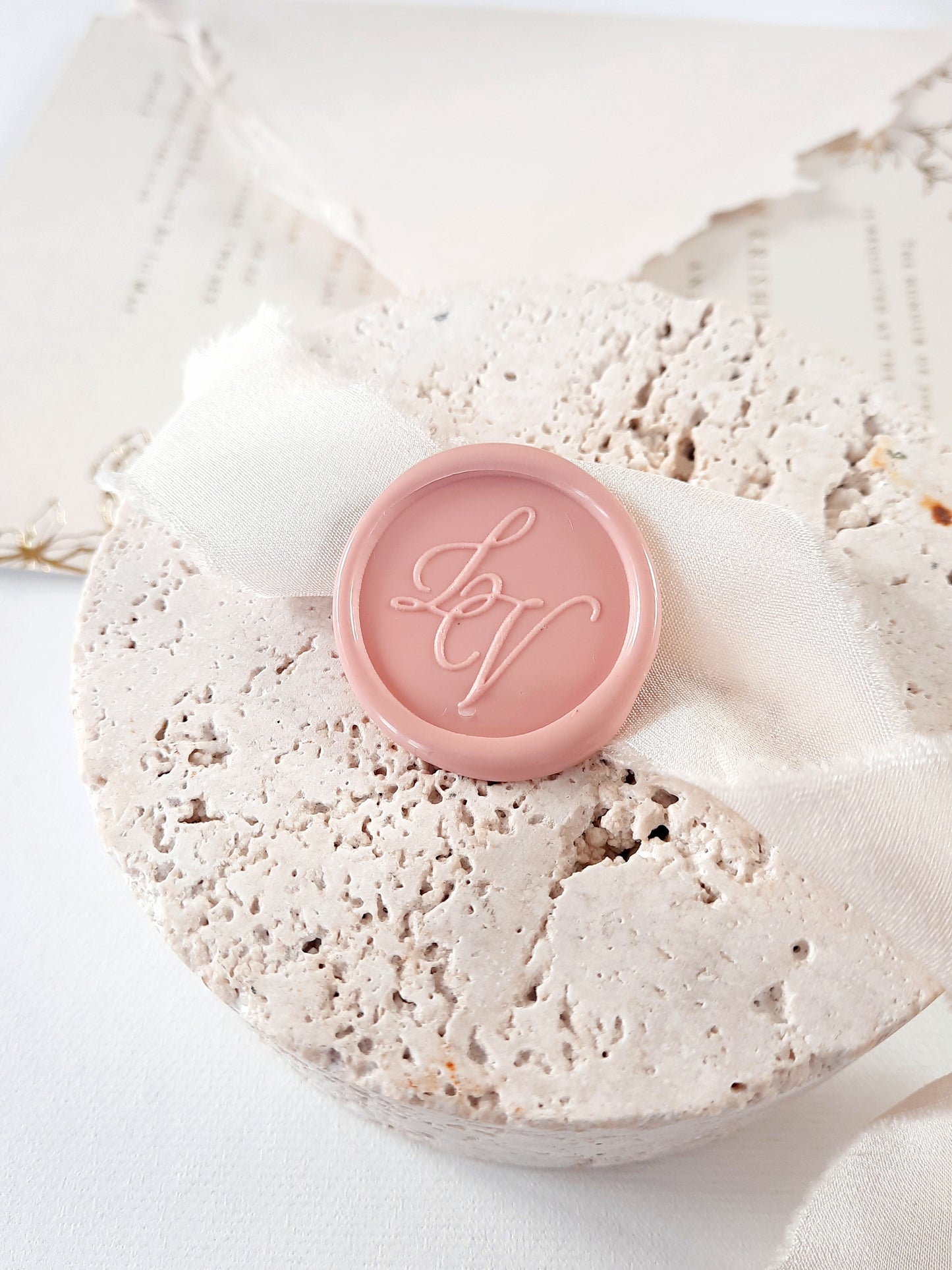 PERSONALIZED WAX SEAL STICKERS - Monogram3
