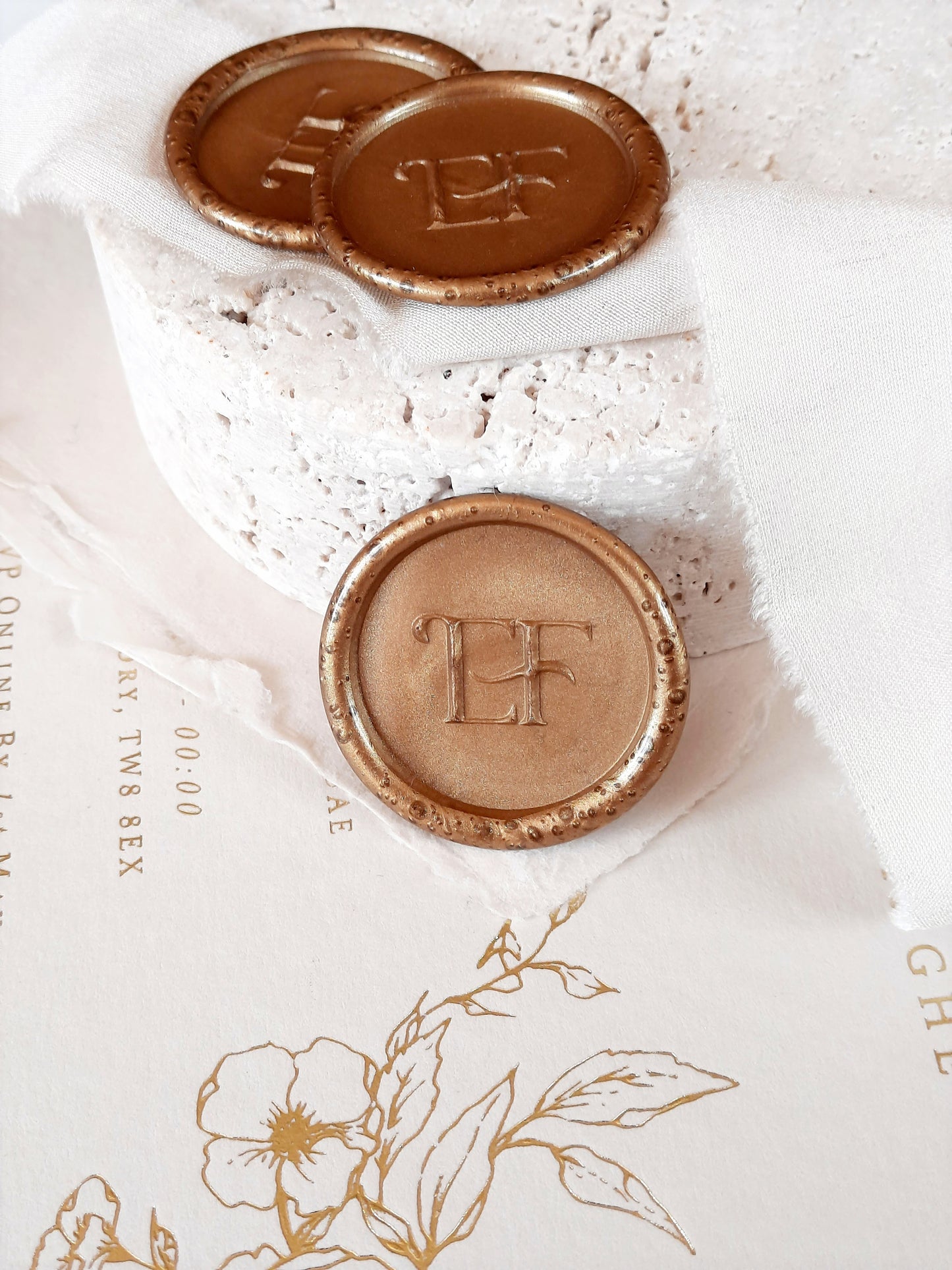 PERSONALIZED WAX SEAL STICKERS - Monogram2