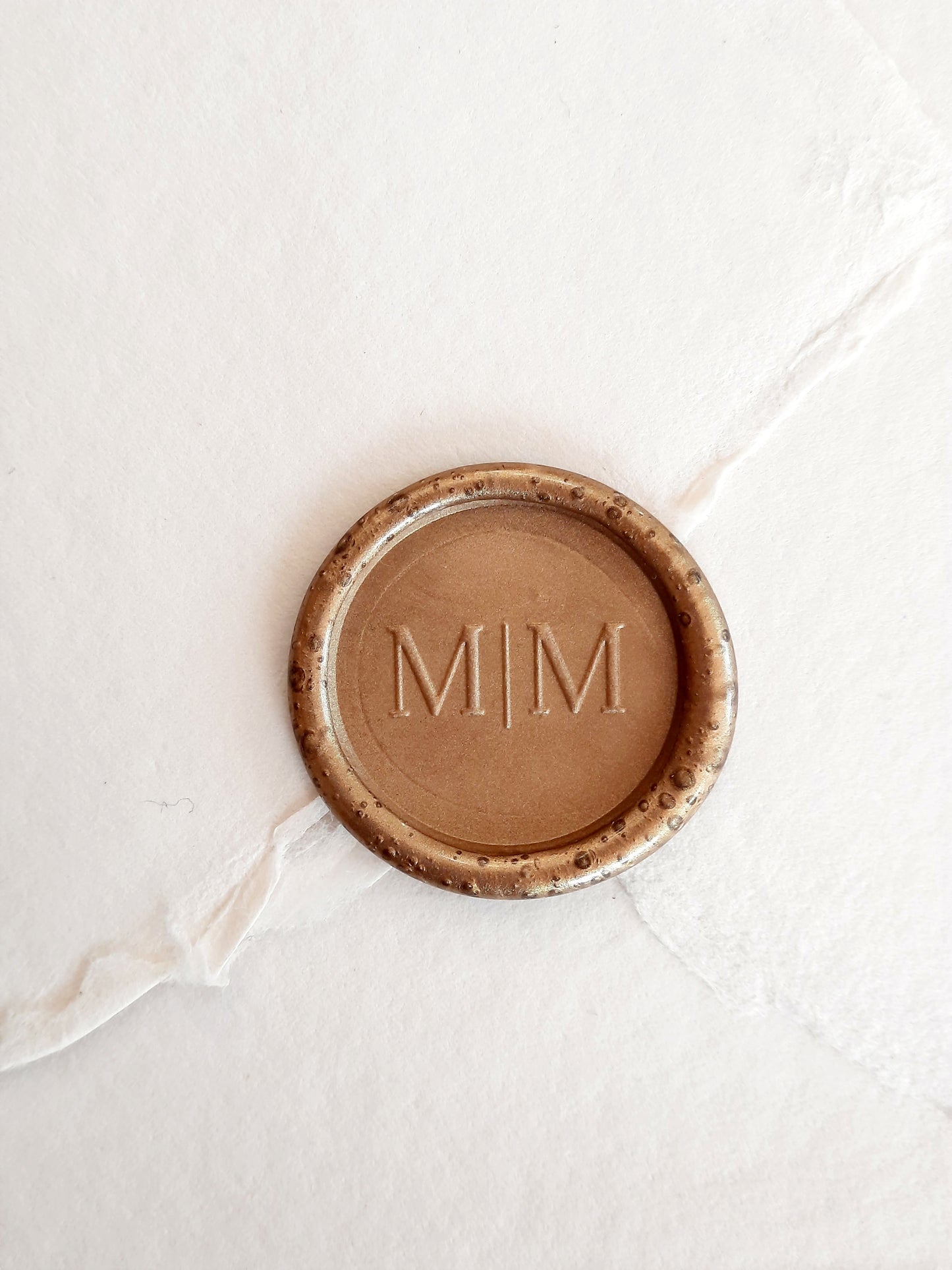 PERSONALIZED WAX SEAL STICKERS - Monogram