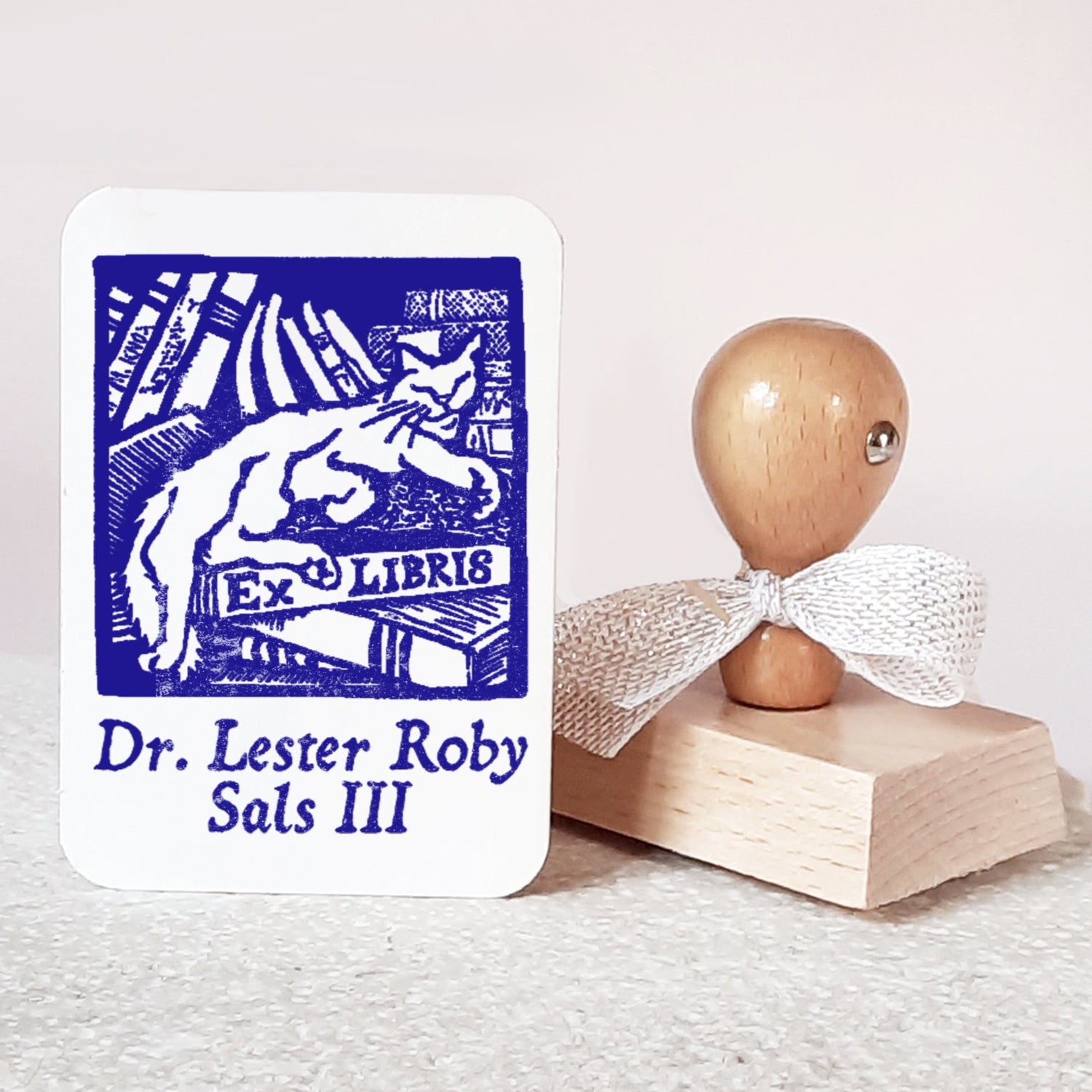  Personalized Ex Libris Stamp