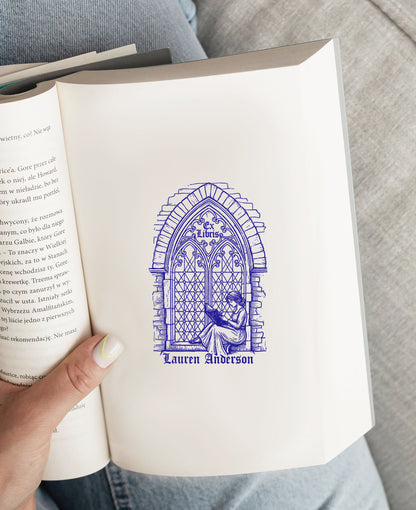 Dark Romance Personalize Book Stamp Custom Ex Libris Bookplate Gothic Window Library Stamp Book Lovers Literary Gift
dark academia stamp
custom book stamp
ex libris bookplate
cat lover gift
library stamp
gothic book gift
literary gift idea
book lover accessory
custom ex libris
gothic window
book collector gift
book lovers present
dark romance