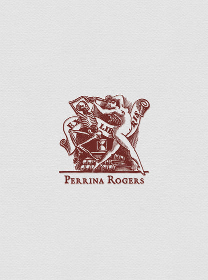 PERSONALIZED EX LIBRIS STAMP - Dancing with Death