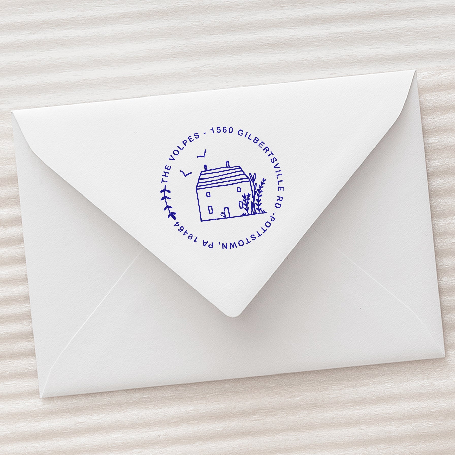 Handmade Address Stamp Cute Home