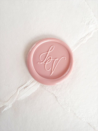 PERSONALIZED WAX SEAL STICKERS - Monogram3