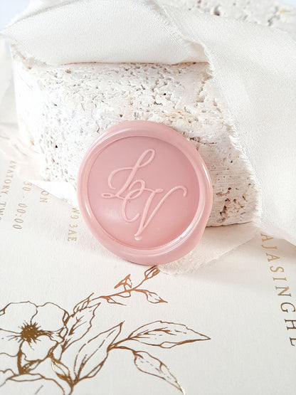 PERSONALIZED WAX SEAL STICKERS - Monogram3