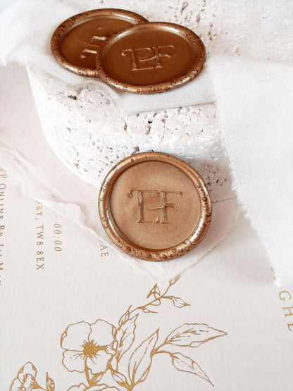 PERSONALIZED WAX SEAL STICKERS - Monogram2