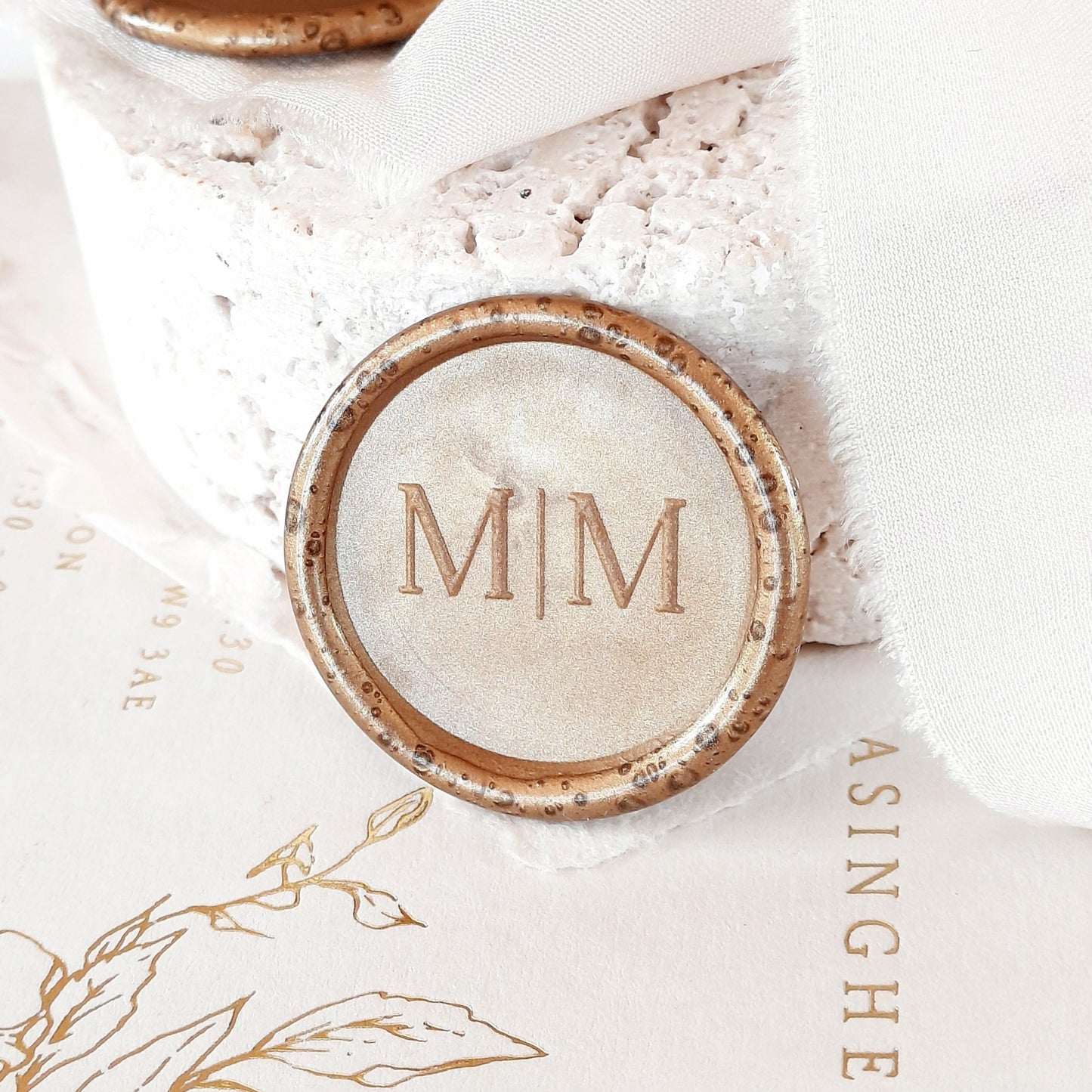 Custom wax seal stickers