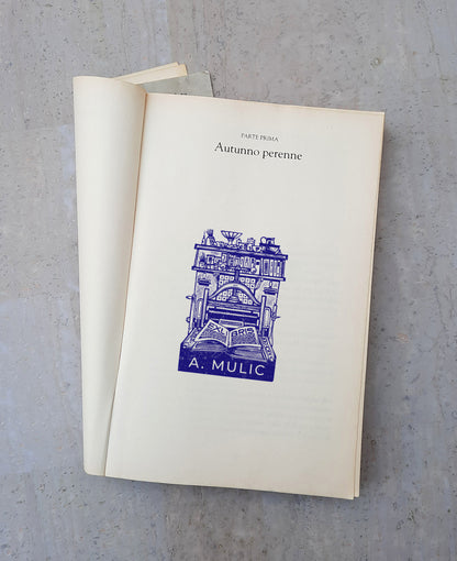 PERSONALIZED EX LIBRIS STAMP - Typography
