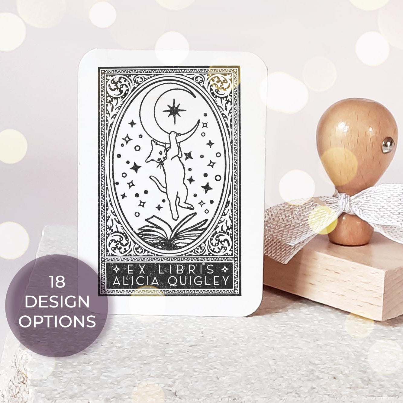 book lover gift
gift for reading
reading book
book present
from library
library plate
personal
reading gift
book collector
ex libris stamp
custom book stamp
cat lover
cat person gift