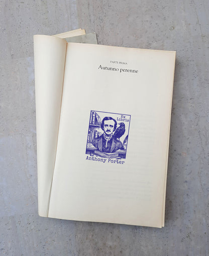 PERSONALIZED EX LIBRIS STAMP - Edgar Allan Poe